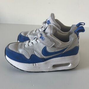 NIKE Toddler Air Maxx- Nike-Kids Blue and Gray Sneakers